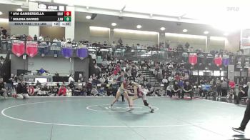 114 lbs Final - Ava Gamberdella, Branford vs Selena Batres, Jonathan Law