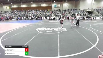 144 lbs Consi Of 8 #2 - Joseph W Samperi, San Clemente vs Ashton Walker, Stallions WC