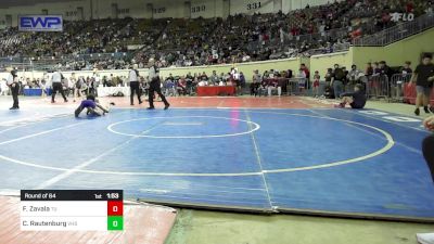 108 lbs Round Of 64 - Fabian Zavala, Tulsa Union vs Carlos Rautenburg, Vian