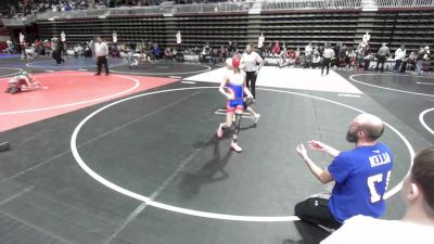 81 lbs 2nd Place - Barrett Ehrich, Independent vs Halen Lahoe, Thermopolis WC