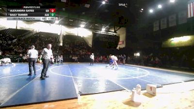 Girls 145 M1 1st Place Match - Alexandra Gates, Cedar Valley - Girls vs Baily Tanner, American Leadership Academy - Girls