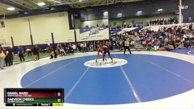 157 lbs Cons. Round 1 - Daniel Ward, North Central College vs Daeveon Cheeks, Harper College