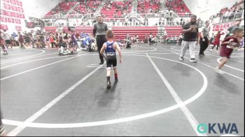 40 lbs Consi Of 4 - Manny Blackburn, Little Axe Takedown Club vs Braxton Patterson, Kingfisher YellowJackets