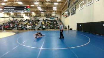 120 lbs Cons. Round 2 - Ryan Rudebeck, Richardson Lake Highlands vs Kaleb Taylor, Prosper Rock Hill