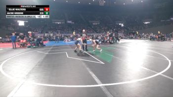 4A/3A/2A/1A Girls 110 Quarterfinal - Ellie Walters, Oakridge Girls vs Jacee Greene, Echo / Stanfield Girls