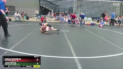 84 lbs Round 2 (4 Team) - Judah Shamblin, Williamsburg WC vs John Boyle, Midlothian Miners