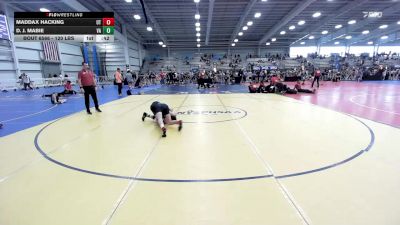 120 lbs Consi Of 16 #1 - Maddax Hacking, UT vs D. J. Mabie, VA