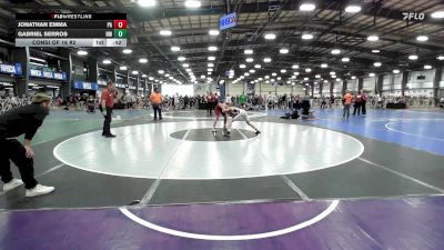 126 lbs Consi Of 16 #2 - Jonathan Emma, PA vs Gabriel Serros, NM