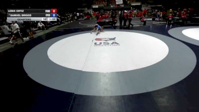 120 lbs Quarters - Lenix Ortiz, Pounders WC vs Samuel Briggs, Community Youth Center - Concord Campus Wrestling