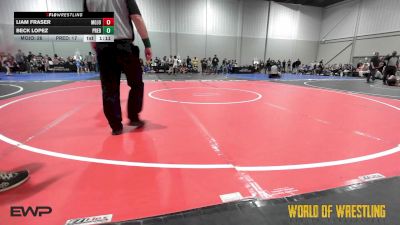 96 lbs Rr Rnd 1 - Liam Fraser, Mojo Mulisha 12U vs Beck Lopez, Predators 12U
