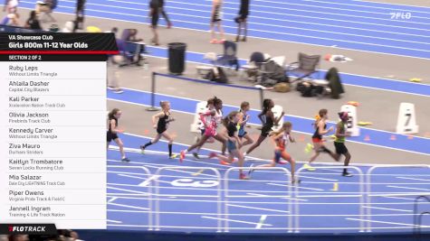 Youth Girls' 800m 11-12 Year Olds, Finals 2