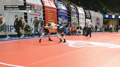 215 Class 2 lbs Cons. Round 1 - Joseph Oliver, Herculaneum vs Cooper Lester, Excelsior Springs