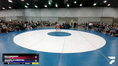 117 lbs Round 1 (8 Team) - Mia Hargrove, Colorado vs Dannielle Christian, Michigan