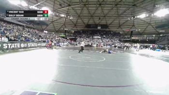 Boys 3A 132 lbs Champ. Round 3 - Sully DeHan, Auburn Mountainview vs Vincent Yagi, Roosevelt