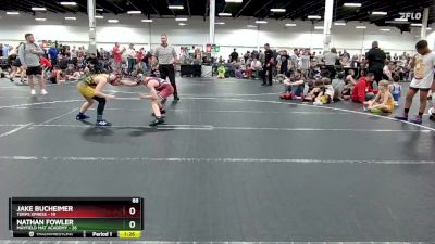 88 lbs Semis (4 Team) - Nathan Fowler, Mayfield Mat Academy vs Jake Bucheimer, Terps Xpress