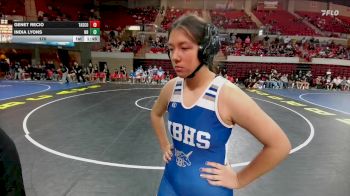 170 lbs Round 4 - Semis (4 Team) - Genet Recio, Amarillo Tascosa vs India Lyons, New Braunfels