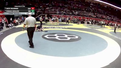 D1-138 lbs Cons. Round 1 - Jack Valerino, Avon Lake vs Tobias Deglow, Fairmont