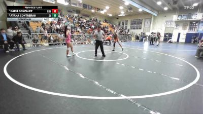 110 lbs Semifinal - Kaeli Gonzalez, Corona Del Mar vs Ayana Contreras, Orange Vista