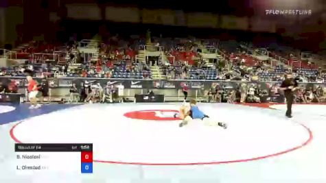 152 lbs Round Of 64 - Brent Nicolosi, Massachusetts vs Logan Olmsted, Wisconsin