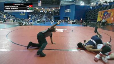 138 lbs Champ. Round 2 - Owen McMullen, Bishop McCort vs Aiden Herndon, Cedar Cliff