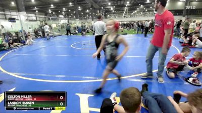 80 lbs Finals (2 Team) - Aubrey Ishuin, BELIEVE TO ACHIEVE vs Grant Early, GREAT NECK WC - GREEN