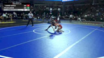 106 lbs Consi Of 32 #2 - Xavier Garcia, Clovis West (CS) vs Rylan Lancin, George Washington (SF)