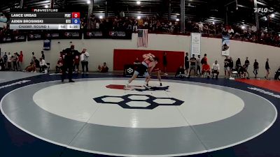 79 kg Champ. Round 1 - Lance Urbas, Pennsylvania RTC vs Aiden Brosinski, Burg Training Center