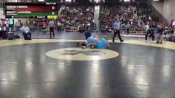 138 lbs Cons. Round 3 - Brody Laughter, Centennial vs Andon Medina, Foothill