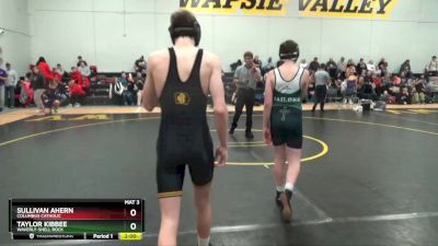 3 lbs Round 3 - Sullivan Ahern, Columbus Catholic vs Taylor Kibbee, Waverly-Shell Rock