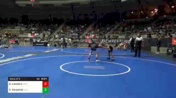 88 lbs Consolation - Gavin Landers, Iawc vs Dallas Korponic, Simmons Academy Wrestling Saw