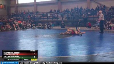 132 lbs Brenner Mullin, Sidney / Fairview vs Jacob Stirling, Thunder Basin High School