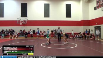 113 lbs Round 1 - Preston Beyer, Osage vs Rigo Bobadilla, Clarion-Goldfield-Dows