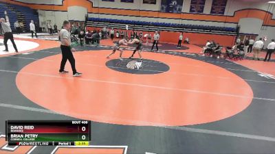 165 lbs Semifinal - David Reid, Roanoke vs Brian Petry, Cornell College