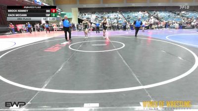 160 lbs 3rd Place - Brock Kenney, Durham Wrestling Club vs Zack McCann, Timpanogos Wrestling