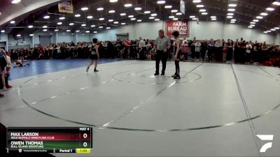 78 lbs Champ. Round 2 - Max Larson, Wild Buffalo Wrestling Club vs Owen Thomas, Bull Island Grappling