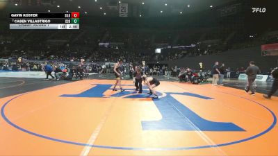 5A Boys 113 lbs Champ. Round 1 - Gavin Koster, Silverton Boys vs Casen Villastrigo, Crook County Boys