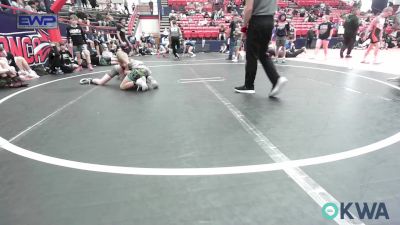 75 lbs Rr Rnd 2 - Drake Paul, Kansas Mayhem vs Durbin Shroeder, Cowboy Elite 15u