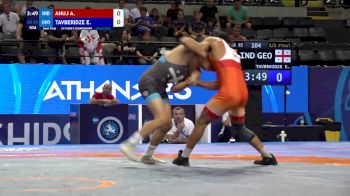 65 kg 1/2 Final - Anuj Anuj, India vs Erekle Tavberidze, Georgia