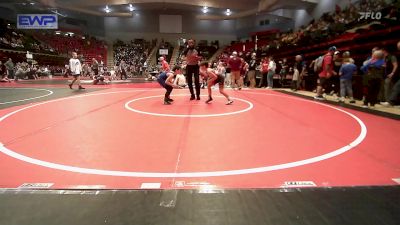 70 lbs Quarterfinal - Mikah Amani, HURRICANE WRESTLING ACADEMY vs Jace Bozworth, Owasso Takedown Club