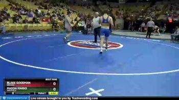 195 lbs Champ. Round 1 - Blake Goodman, Bolivar vs Mason Marks, Whitfield