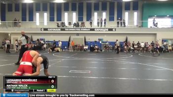 106 lbs Cons. Round 2 - Leonardo Rodríguez, Unattached vs Nathan Walck, Lake Mary High School