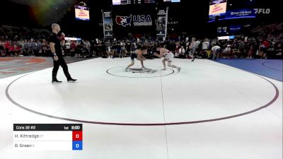 138 lbs Cons 32 #2 - Harry Kittredge, CT vs Brandon Green, IL