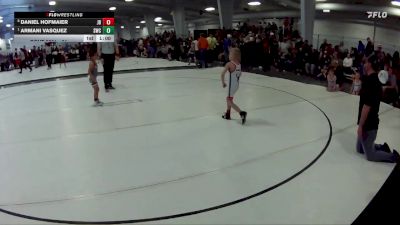 21 lbs Quarterfinal - Armani Vasquez, Scottsbluff Wrestling Club vs Daniel Hofmaier, Junior Bucks
