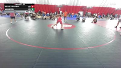 190 lbs Round 3 (8 Team) - Justin Langford, Thunderbirds WC vs MJ Morton, Roncalli A