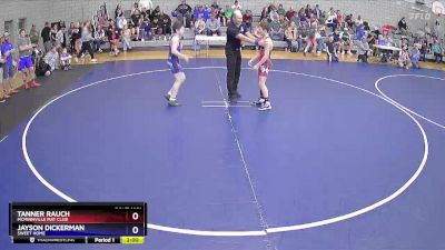 106 lbs Round 2 - Tanner Rauch, McMinnville Mat Club vs Jayson Dickerman, Sweet Home