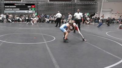 76 lbs Round 3 (8 Team) - Ryan Bassiri, Capital City WC vs Campion Cooper, Crossroads Wrestling