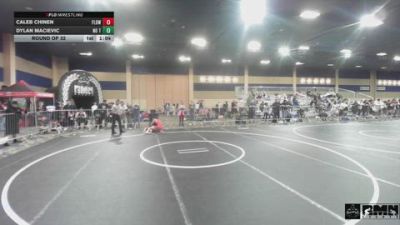 132 lbs Round Of 32 - Caleb Chinen, Flow Academy HI vs Dylan Macievic, No Team