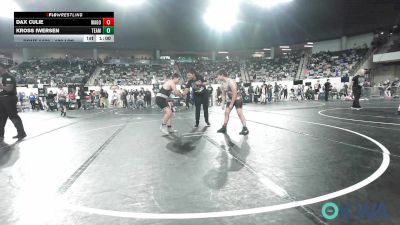 120 lbs Consolation - Dax Culie, Wagoner Takedown Club vs Kross Iwersen, Team Nomad