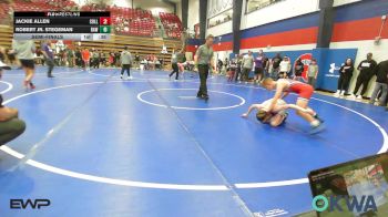 92 lbs Semifinal - Jackie Allen, Collinsville Cardinal Youth Wrestling vs Robert Jr. Stegeman, Raw Wrestling Club