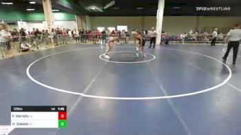 126 lbs Consi Of 64 #1 - Fernando Barreto, CA vs Hudson Goebel, OH